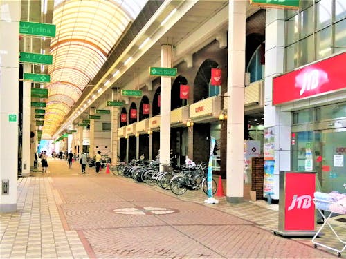 中心商店街の様子