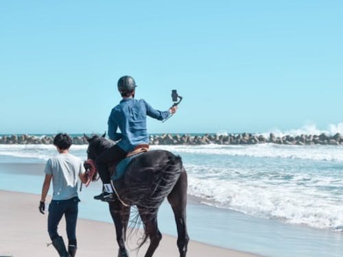 馬の街南相馬（乗馬体験の様子）