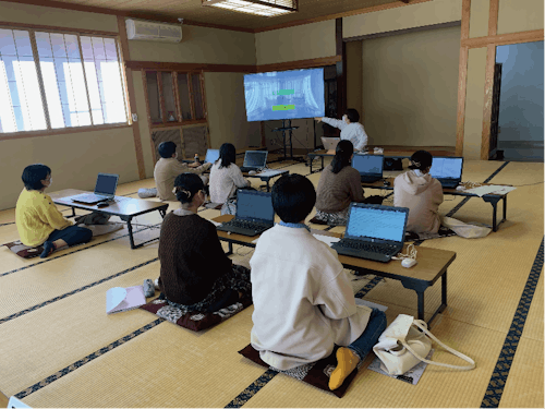 『みらいのたね』WEBサイト制作ワークショップの様子