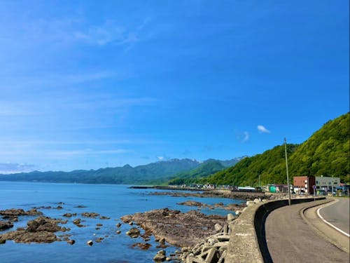 熊石地区の海沿い