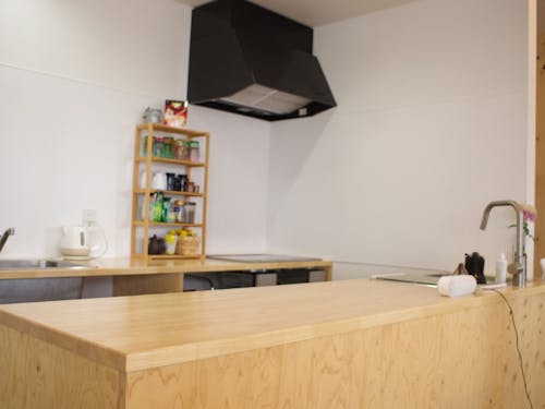 コワーキングスペース今プラスのキッチンスペース
