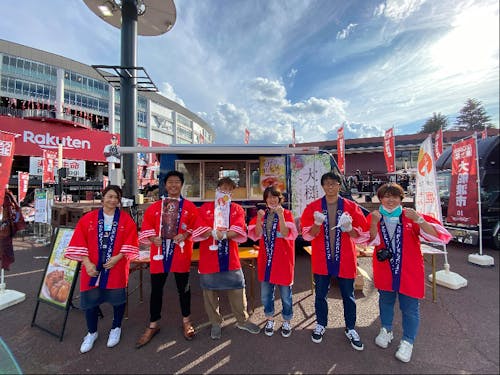 仙台・楽天球場でのイベントに出店。70店舗の中で首位の売上げを獲得。