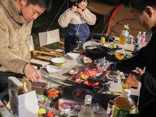 アウトドアもしっかり楽しみます