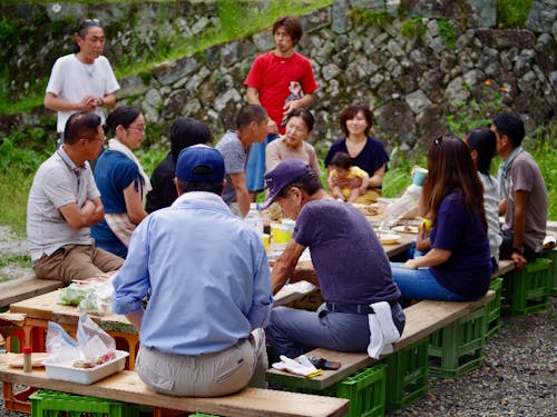 移住者⋆歓迎交流会の様子