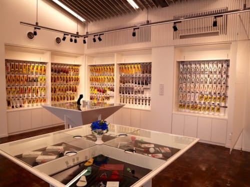 工場内にあるショールーム