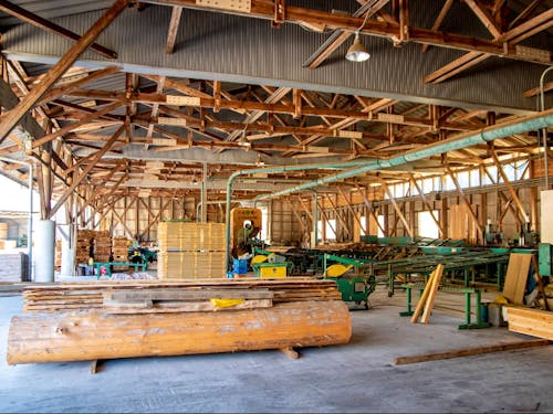 八女流星野製材工場