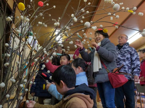 小正月飾りの様子