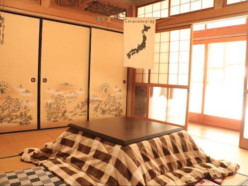 冬場は炬燵がある居間