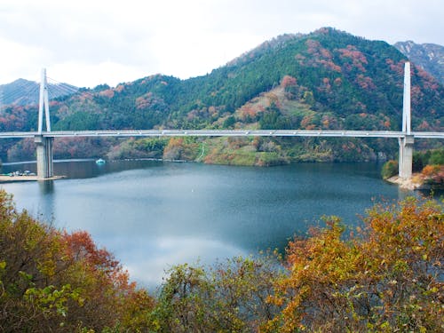 秋の弥栄湖畔の風景☆この景色が、あなたの日常に!