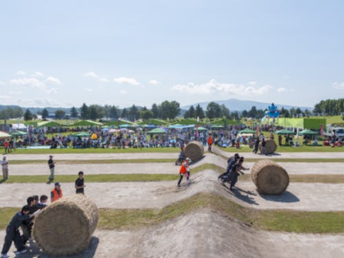 町のイベント①「ふるさとまつりどってん酷~ロール転がし~」