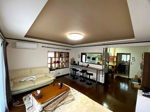 リビングとワーキングスペース