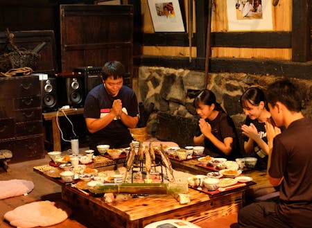 高千穂の郷土料理を伝統的な家庭で味わう体験の創出。