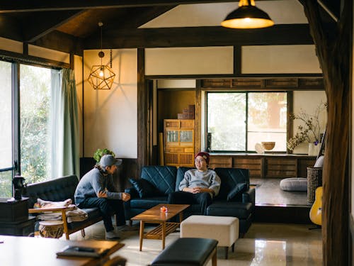 リビングでのんびり