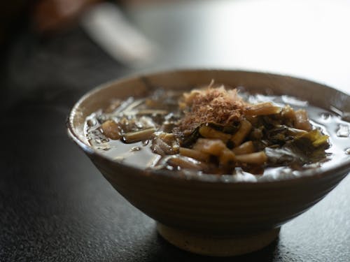 木曽の保存食「すんき」のそば
