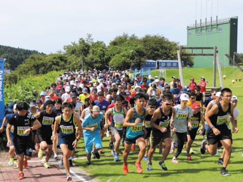 毎年秋に行われる宝浪漫マラソン