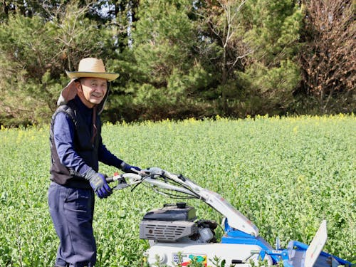フラワーロードの管理人さん。笑顔が素敵です!