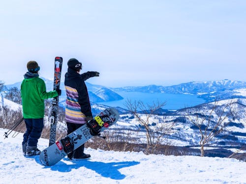 ルスツリゾートの山頂からは晴れていれば洞爺湖も見えます。