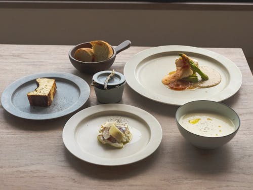 Honjima Standが提供している食事の一例