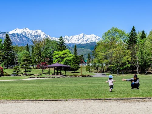 北アルプスの麓でのびのび子育て