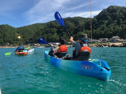 笹川流れでシーカヤック