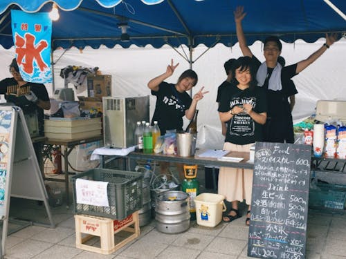 夏にはイベント出店したり