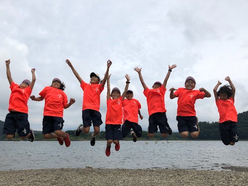 白神カヌークラブの子どもたち