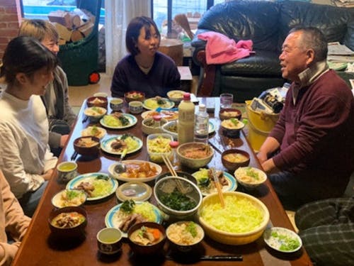 歩いているとご飯食べていけと誘われるくらい町の方とも距離が近い