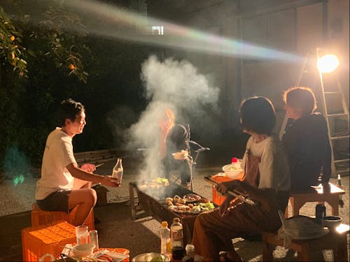 隙あらばBBQ。夏の後半は飽きてきます。笑