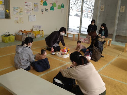 乳児健診の様子①