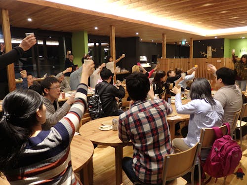 月一で行われるタノシモカフェ。釣りの師匠がみつかるかも?