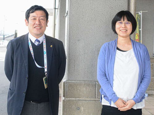 今回の募集の町役場担当者と地域おこし協力隊