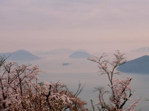 紫雲出山から見る瀬戸内の島々