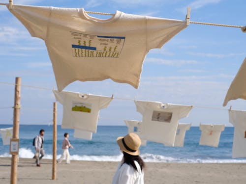 訪れる人も作品のひとつ