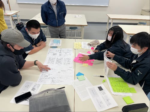 高校生と一緒にアプリの企画を考えるワークショップ