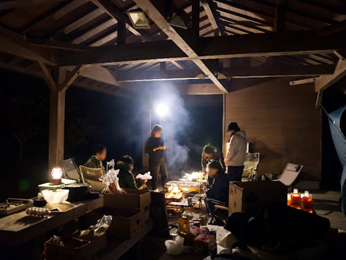 令和3年度実施したキャンプ採用試験の様子