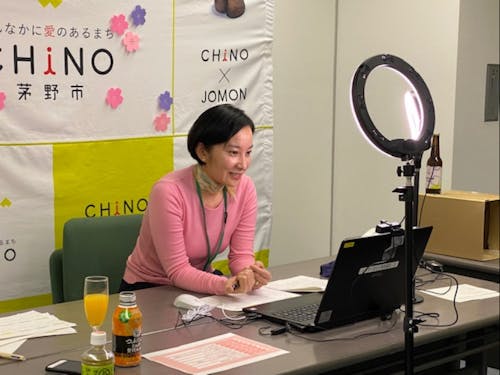 前回のイベントの様子(司会者)