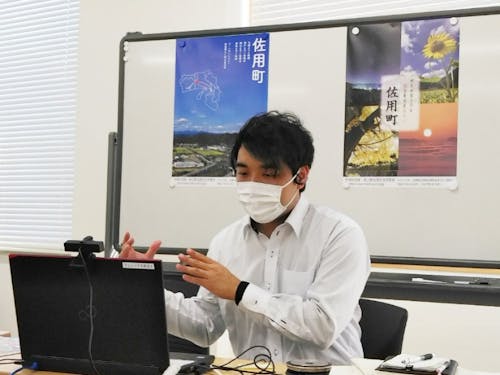 オンライン移住相談会の様子