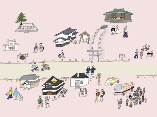 「後鳥羽通り」ゾーニングプロジェクトビジュアル