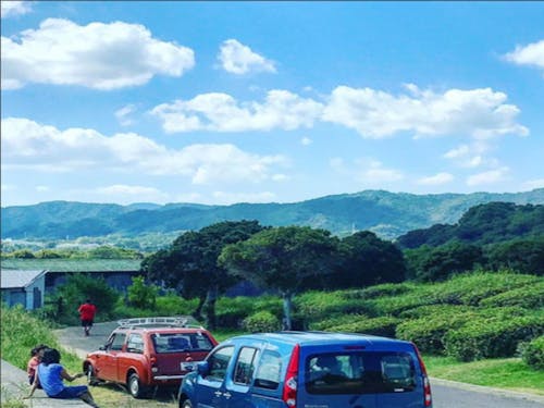 ローカル感あふれる町並み。