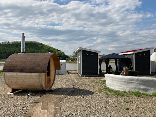 多角経営の一環でフィンランドサウナの販売もしています♪