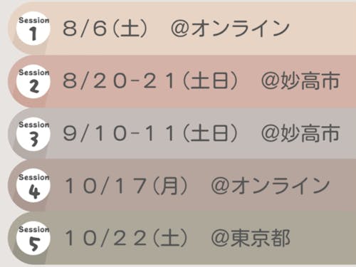 プログラム日程