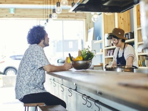他愛のない会話ができるのも楽しみのひとつ