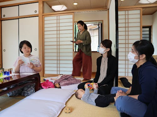 のびっこ広場ママたちの集まりの場