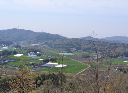 益子町の遠景です。