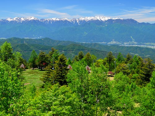 中央アルプスと南アルプスに囲まれた地域です。