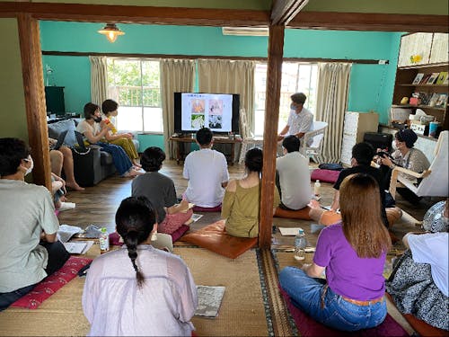 元市長による講義