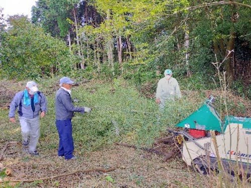 地域の皆さんによる竹林環境整備