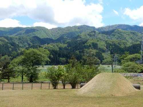 蓑谷地区の風景。