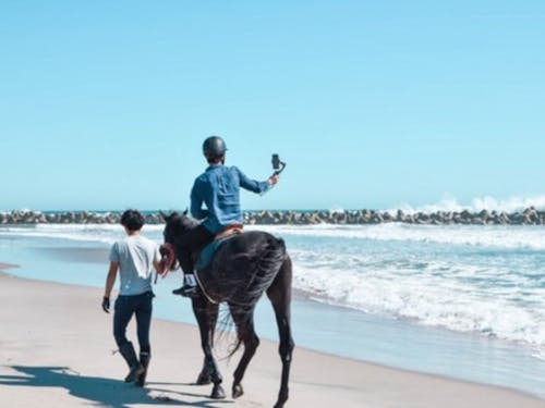 馬のまち南相馬(乗馬体験の様子)
