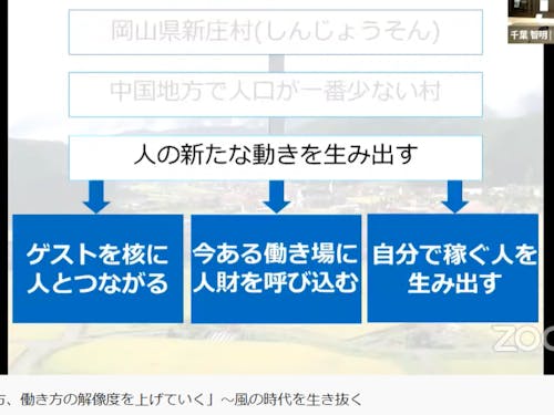 「人の新たな動きを生み出す」３つの流れ